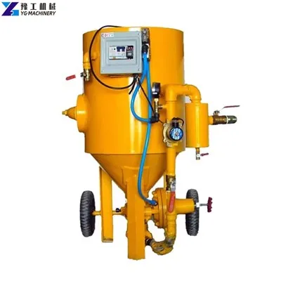 Suchý pieskovací stroj